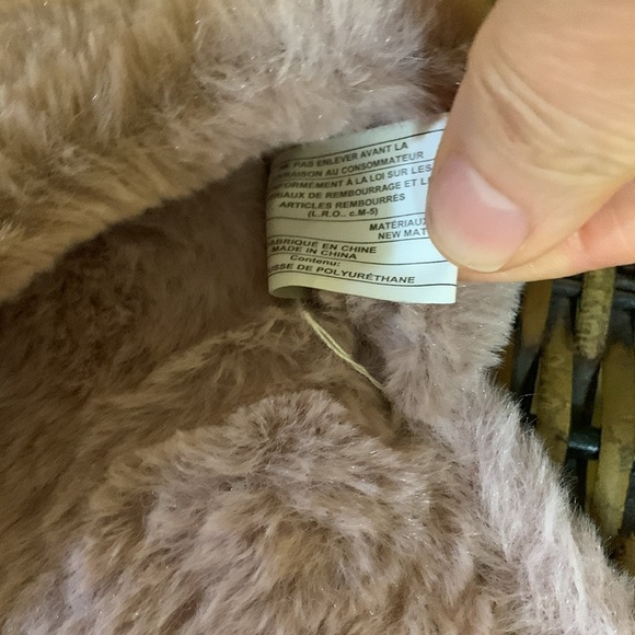 NWT La Vie En Rose plush slide on slippers - Picture 5 of 11